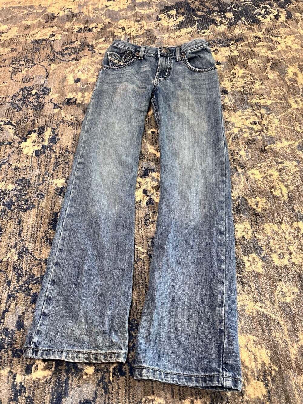 Wrangler 20X Jeans Size 12 Slim Blue Denim Bootcut